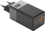 Сетевое зарядное устройство Profit U65 65W Gan PD на 3 входа: 2 USB-C и 1 USB-A